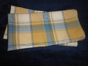 TWO NEW OLD STOCK LONGABERGER CORNFLOWER PLAID NAPKINS - Picture 1 of 1