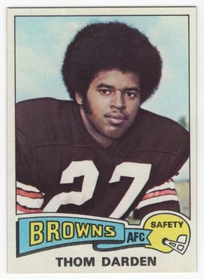 1975 Topps Thom Darden Cleveland Browns #342 - Image 1 of 2