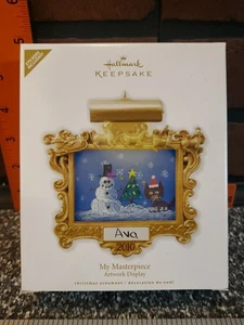 Hallmark Keepsake Christmas Ornament My Masterpiece Artwork Display NIB 2010 - Picture 1 of 8