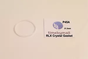 PARA ROLEX SEÑORA SE ADAPTA 21.3MM REPUESTO RELOJ CRISTAL/JUNTA CRISTAL SELLO P45A - Imagen 1 de 1
