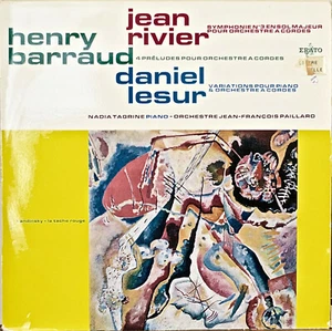RIVIER: Symphonie No. 3/BARRAUD: 4 Preludes/LESUR: Variations...M1963?LP FRENCH - Picture 1 of 1