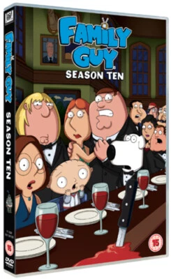 Family Guy: Season Ten DVD (2011) Seth MacFarlane cert 15 3 discs Amazing Value - Image 1 of 2
