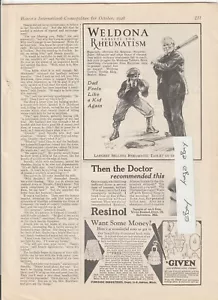 1928 FIRESIDE INDUSTRIES Magazine AD~Adrian, MI.~KOLOR-BAK Hair Dye~WELDONA - Picture 1 of 2