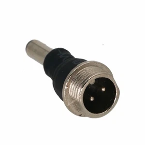 Adaptador de CC enchufe de aviación GX12 2 pines a 5,5x2,1 mm barril carga de energía de emergencia - Imagen 1 de 5