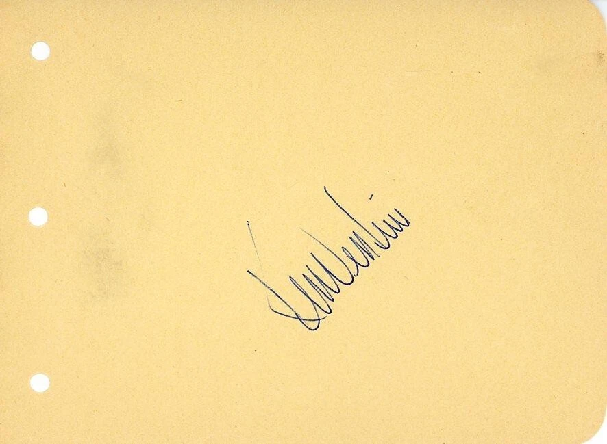 Бумага с автографом Кена Вентури - Изображение 1 из 1