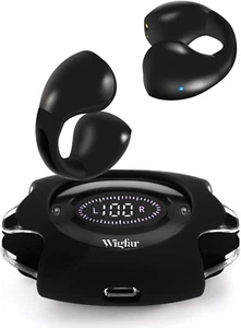 Open Ear Headphones True Wireless Bluetooth Headphones, Ear Clip Earbuds, Sweat - Picture 1 of 7