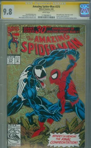 AMAZING  SPIDER-MAN #375 (1993) CGC 9.8 "SIGNED" by MARK BAGLEY !!! HIGHEST !!! - Picture 1 of 2