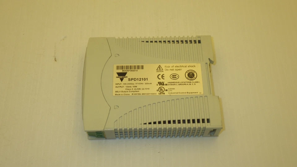 CARLO GAVAZZI SPD1210 INTERRUPTOR MODO 12V FUENTE DE ALIMENTACIÓN 0.84A CONVERTIDOR AC/CC Foto 1 de 1
