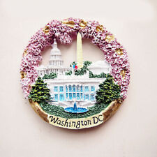 Washington D.C.  USA Tourism Travel Souvenir 3D Resin Fridge Magnet H3