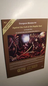 MODULE N1 - AGAINST THE CULT OF REPTILE GOD *NEW MINT 9.8 NEW* DUNGEONS DRAGONS - Picture 1 of 8