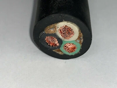 35 FT 6/3 SOOW SO SOO SOW BLACK RUBBER CORD EXTENSION WIRE/CABLE - Image 1 of 2