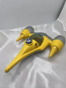 Star Wars Jedi Force Naboo Starfighter 2011 Destroyer Droid Hasbro Yellow - Picture 1 of 13