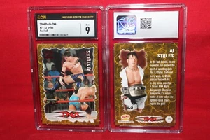 2004 Pacific TNA Gold w/ Red Foil A.J. Styles Rc # 71 CSG 9 - Picture 1 of 3