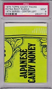 1975 Topps Wacky Packages ROTSA ROOT PUZZLE PSA 9 MINT Series 14 Packs CTR/RIGHT - Picture 1 of 1
