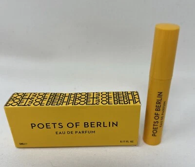 Vilhelm Parfumerie POETS OF BERLIN Eau de Parfum Mini .17oz/5ml Nuevo En Caja #4 Foto 1 de 4