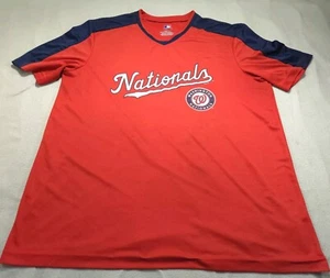 Washington Nationals Shirt Extra Large Performance Red Baseball Mens - Picture 1 of 10