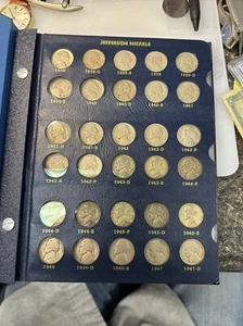 1938-1961 jefferson nickel complete set 10 Partial After 1961 - Picture 1 of 7