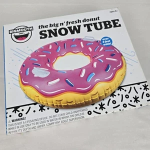 Big Mouth Big N Fresh Donut aufblasbares Poolspielzeug, Schlittenspielzeug, 4 Fuß Durchmesser - Bild 1 von 6