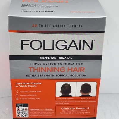 Foligain Advanced средство для восстановления роста волос для мужчин миноксидил 5% и триоксидил 5% запечатанный - Изображение 1 из 4