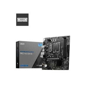 MSI PRO H610M-E Intel LGA 1700 Intel Celeron Intel Core i3 Intel Core i5 I - Imagen 1 de 1