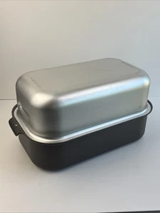 Vintage West Bend Roasting Pan Miracle Maid Heavy Duty Roaster Dutch Oven - Picture 1 of 12