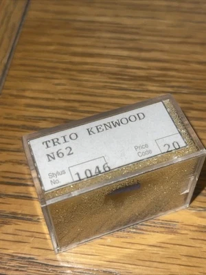 KENWOOD N62 N-62 TURNTABLE NEEDLE STYLUS fits V-62 CARTRIDGE TRIO TOSHIBA N30C - Image 1 of 2