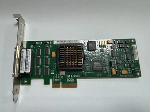 Sun 375-3357 LSI Logic LSI22320SLE PCI-E Dual SCSI Ultra320 w/high bracket - Picture 1 of 4