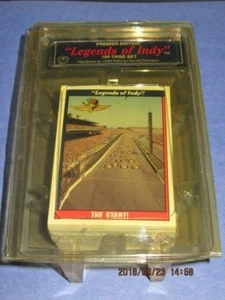 Premier Edition Legends of Indy complete racing card set 100 cards Mint sealed - Picture 1 of 6