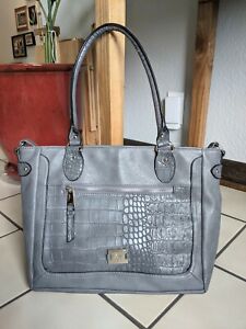 Style & Co. Gray Classic Snake Purse New
