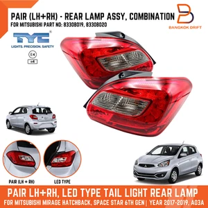 LÁMPARA TRASERA LED PARA MITSUBISHI MIRAGE HATCHBACK SPACE STAR A03A 16-19 - Imagen 1 de 10
