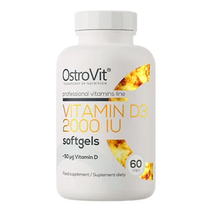 OSTROVIT VITAMIN D3 2000IU - 60 CAPS- Promotes Immune Support And Healthy Bones - Picture 1 of 4
