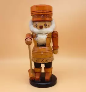 DEKO Nussknacker 23 cm Hoch Weihnachten Deko Figur Traditionell BRAUN NEU TOP - Bild 1 von 9