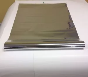 SOLAR DARK SILVER MIRROR TINT WINDOW FILM 20" X 10 FEET F-6SSIR - Picture 1 of 12