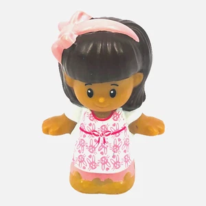 Vestido Fisher Price Little People Mia Rosa y Blanco Niña Hispana Rosa Lazo 2014 - Imagen 1 de 6