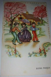CARTOLINA AUGURALE BUONA PASQUA - Foto 1 di 2