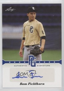 2013 Leaf Perfect Game Showcase Auto Blue /25 Sam Fichthorn #A-SF1 Auto