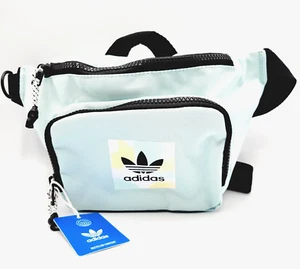 adidas Sport Hip Pack Waist Pack Halo Mint Green / Acid Orange / White NWT - Picture 1 of 4