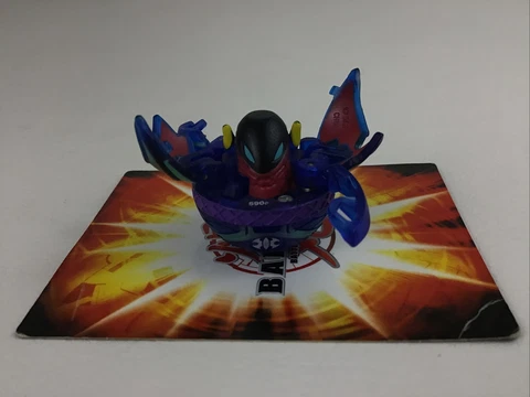 Bakugan Aquos Preyas Diablo Blue Game Toy B2 Bakupearl 590G Spin Master Figure Cover