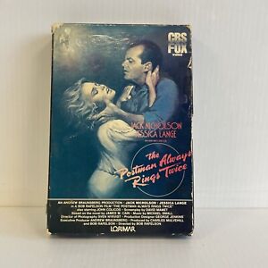 The Postman Always Rings Twice (VHS,1983) CBS FOX Tested