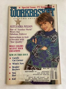 1991 March THE WORKBASKET Magazine, Alexandra Wilson ‘Another World’ (MH107) - Imagen 1 de 3