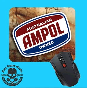 VINTAGE AMPOL MOUSEPAD MOUSE PAD MOUSE MAT COMPUTER LAPTOP MAKES A COOL GIFT - Picture 1 of 1
