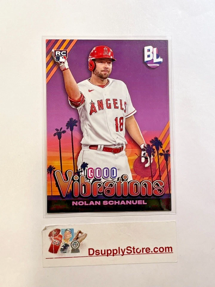 2024 Topps Big League #GV-21 Nolan Schanuel RC Good Vibrations FREE SHIPPING - Image 1 of 1