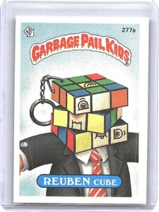 1987 TOPPS GARBAGE PAIL KIDS STICKER REUBEN CUBE #277A Nice! GPK