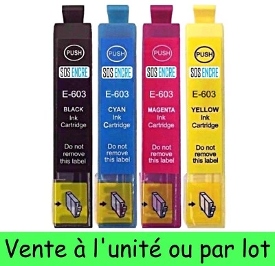 SOS ENCRE Cartouches d'encre compatibles 603 XL pour Epson WorkForce WF-2810DWF WF-2820DWF