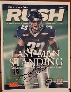 Mike Ditka Signed Chicago Rush Program from 2005 - Chicago Bears HOF Auto RARE - Picture 1 of 2