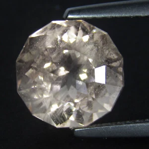 3.36Ct Brilliant Natural Pink Color Morganite Round Custom Cut Loose Gem - Picture 1 of 4
