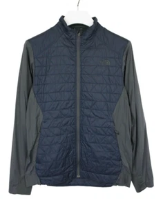 THE NORTH FACE Jacket Men's MEDIUM Full Zip High Neck Lightweight Blue - Picture 1 of 22