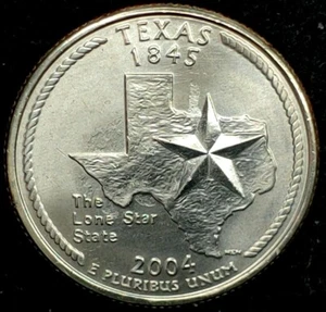 2004-P 25C State Quarter Texas BU CLAD (I choose) ul - Picture 1 of 2