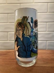 VINTAGE 1980 Star Wars EMPIRE STRIKES BACK Burger King LUKE SKYWALKER Glass - Picture 1 of 12