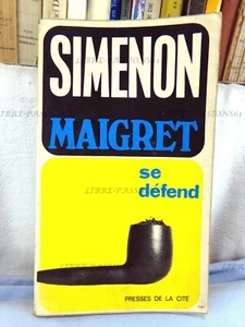 MAIGRET SE DÉFEND, GEORGES SIMENON, ÉDITIONS PRESSES DE LA CITÉ 1971 - Picture 1 of 11